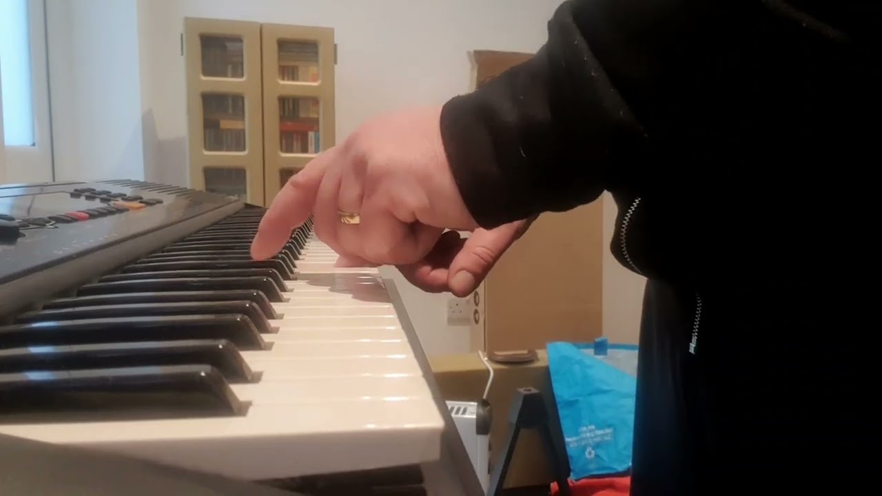 The Cure - Treasure (keyboard play along)