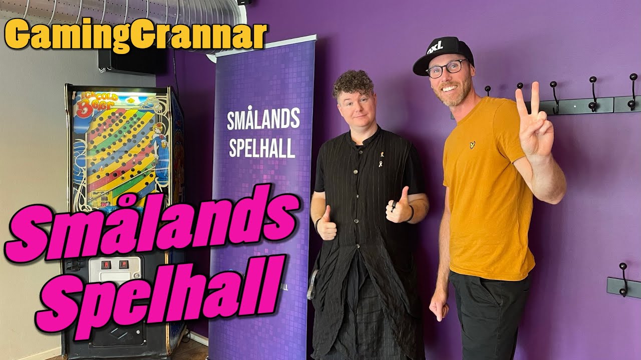 GamingGrannar besöker Smålands Spelhall!  -  Ett arkadparadis i Sverige!