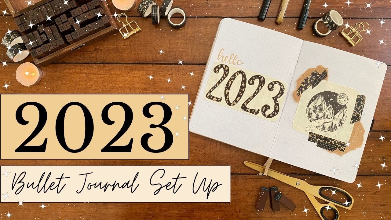 2023 Bullet Journal Set Up | Artistic and Easy BuJo