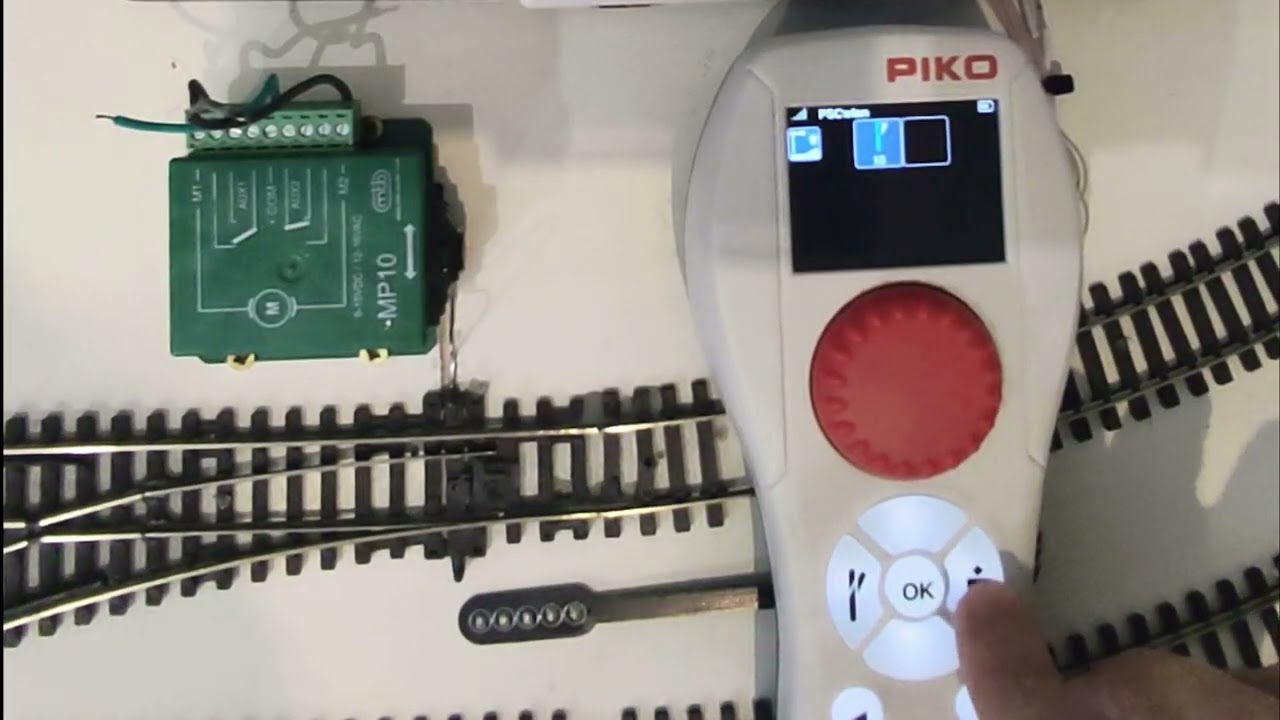 RailBOX RB4400 + PIKO SmartControl WLAN Programowanie zwrotnic.