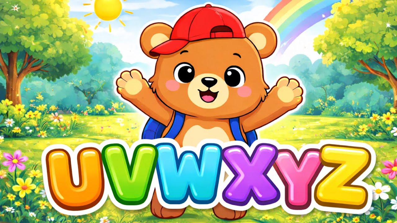ABC Song U-Z | Learn Letters with Kimo the Bear 🧸🎵 | Kids Alphabet Song