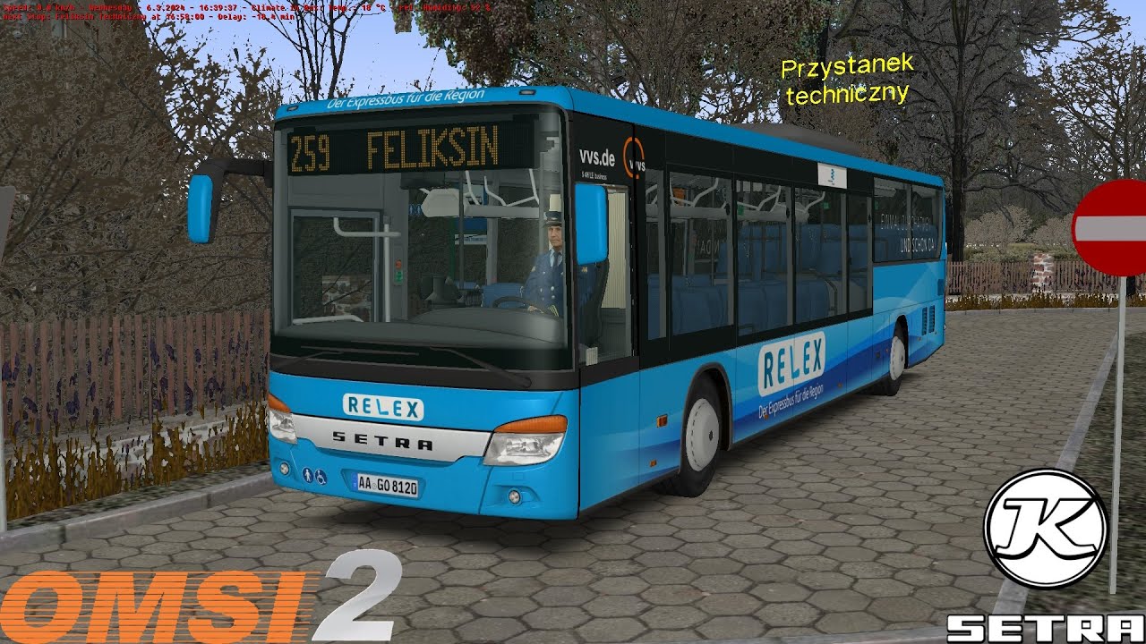 Omsi 2 - Fikcyjny Szczecin - Line 259 - Setra S416LE Facelift