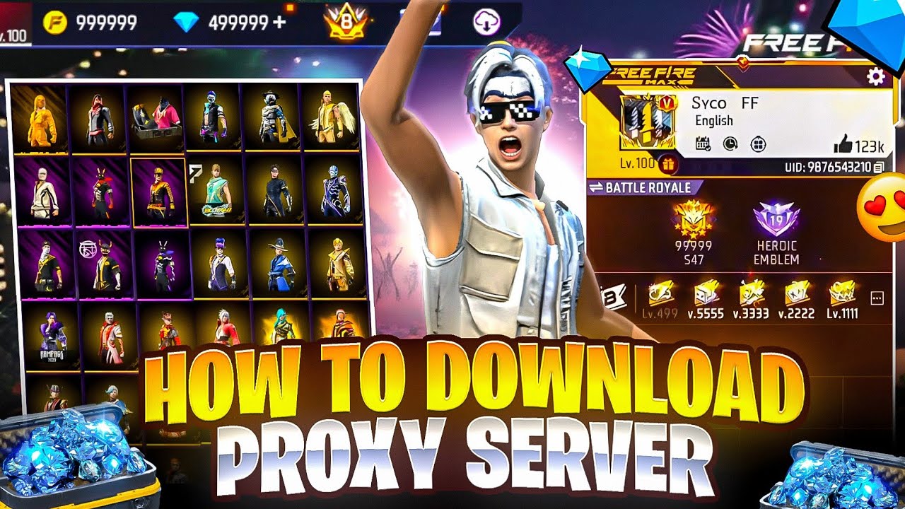 FREE PROXY SERVER 😱 Mil Gya Guy's 💀 @SYCO_FF7 