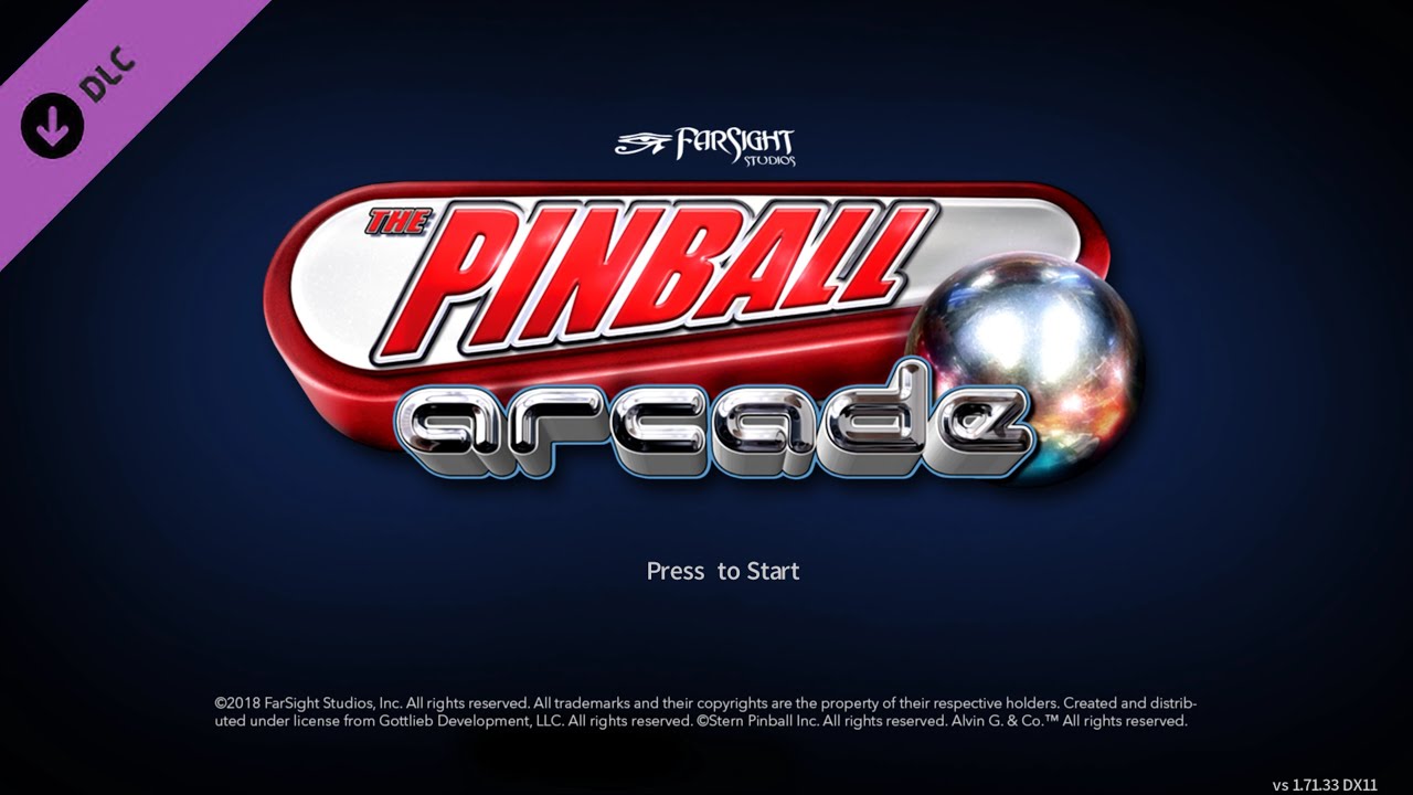 The Pinball Arcade - Gottlieb Pack 1 (DLC) (PC) 【Longplay】