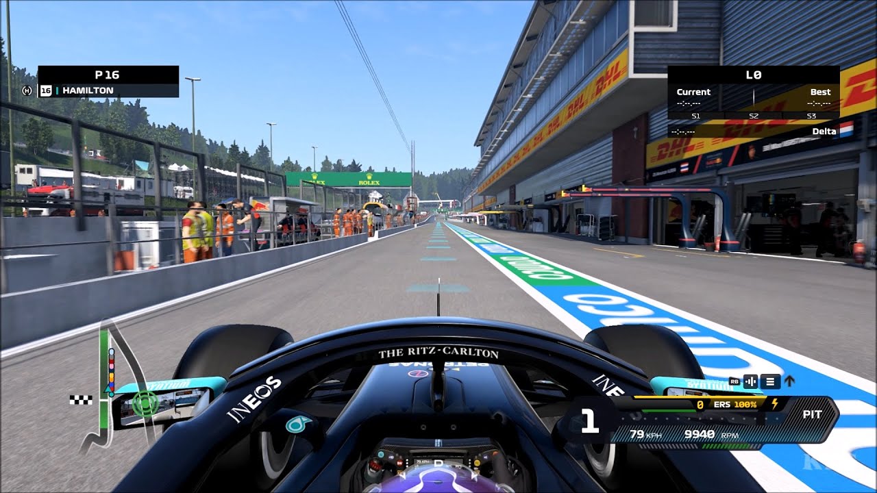 F1 2020 - Mercedes-AMG Petronas F1 Team Black Livery Gameplay (PC HD) [1080p60FPS]