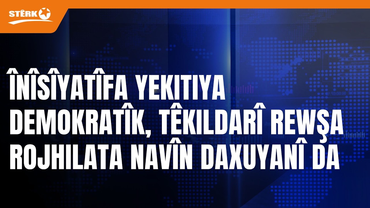 Înîsîyatîfa Yekitiya Demokratîk, têkildarî rewşa Rojhilata navîn,şerê li Îranê li Amedê daxuyanî da.