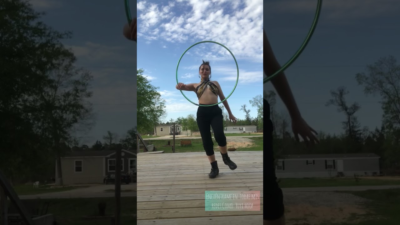 Tutorial para principiantes hula hoop insolacion/visual/transición/aislamiento