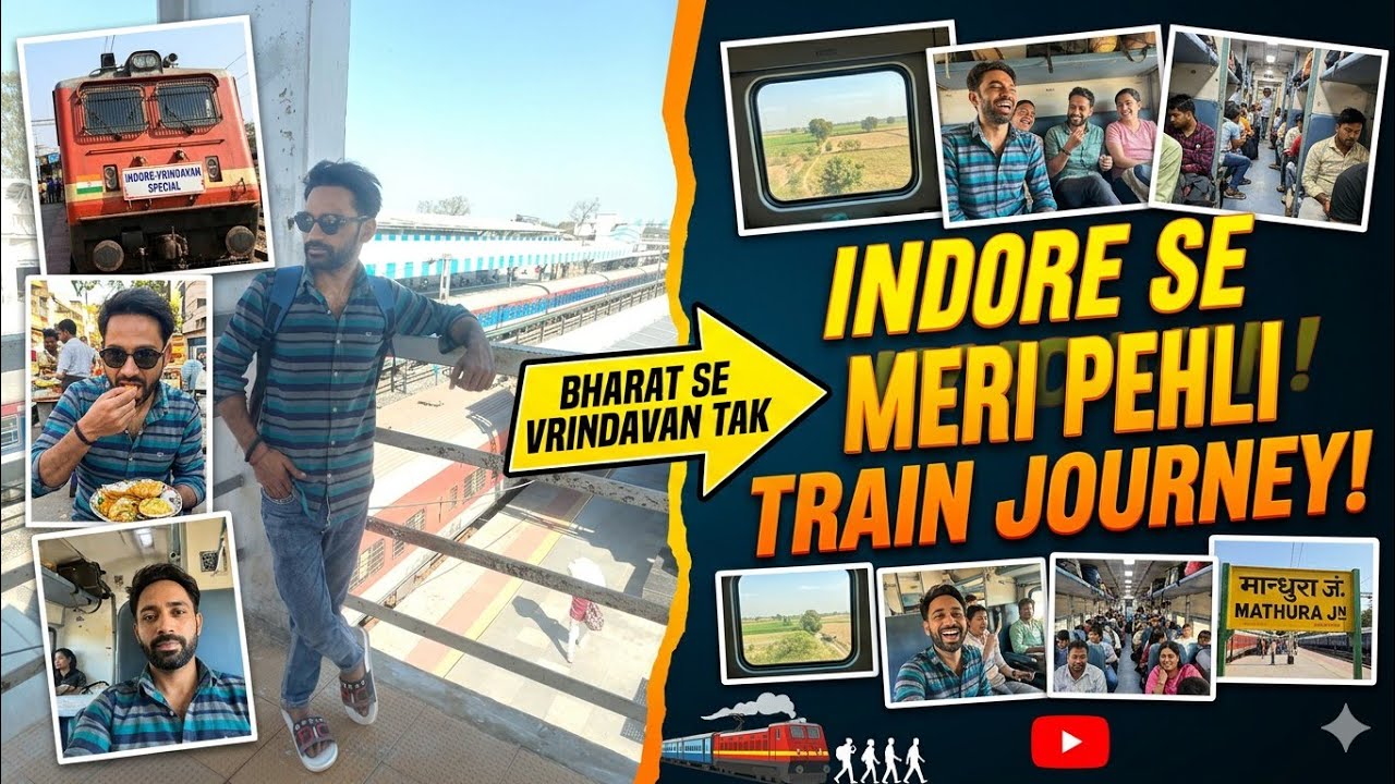 Indore To Mathura 18 Hrs Non Stop Journey 