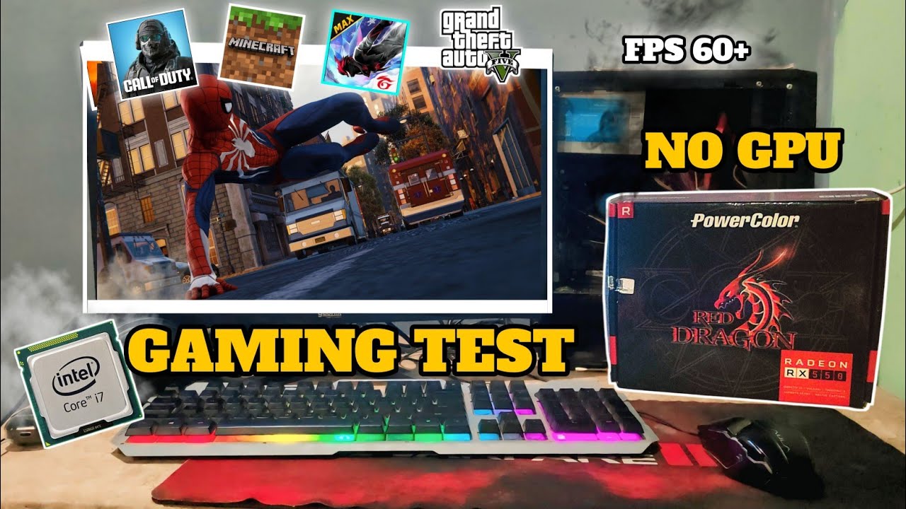 NO GPU 😱 i7 Gaming Test | This Shouldn’t Be Possible!