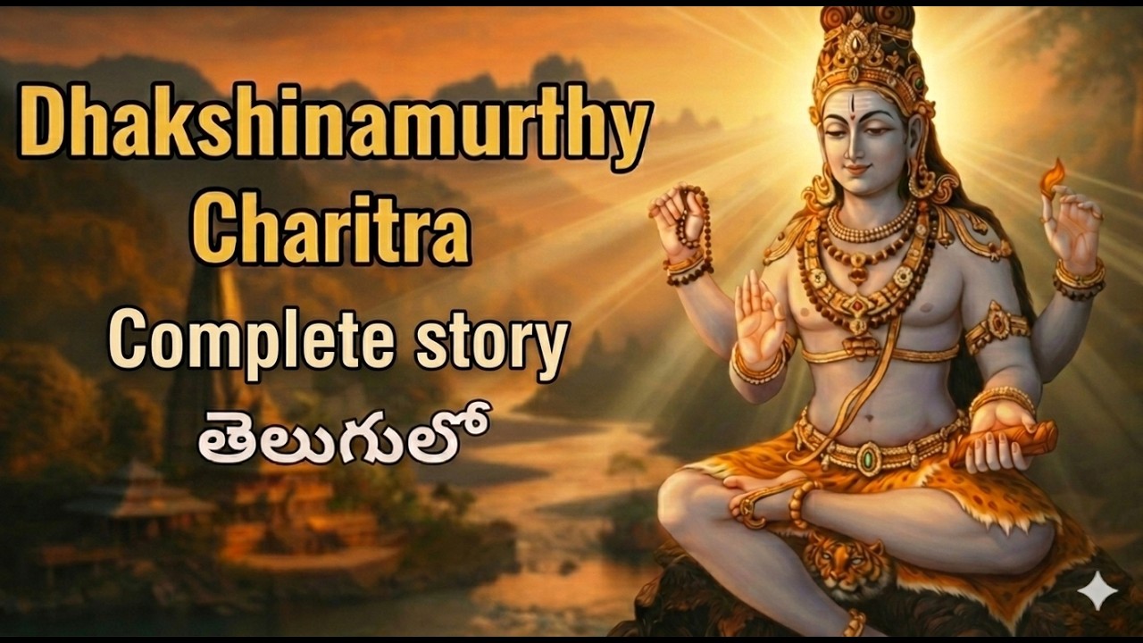 దక్షిణ మూర్తి చరిత్ర  | Dakshinamurthy Charitra by Chaganti Garu | Full Pravachanam in Telugu 
