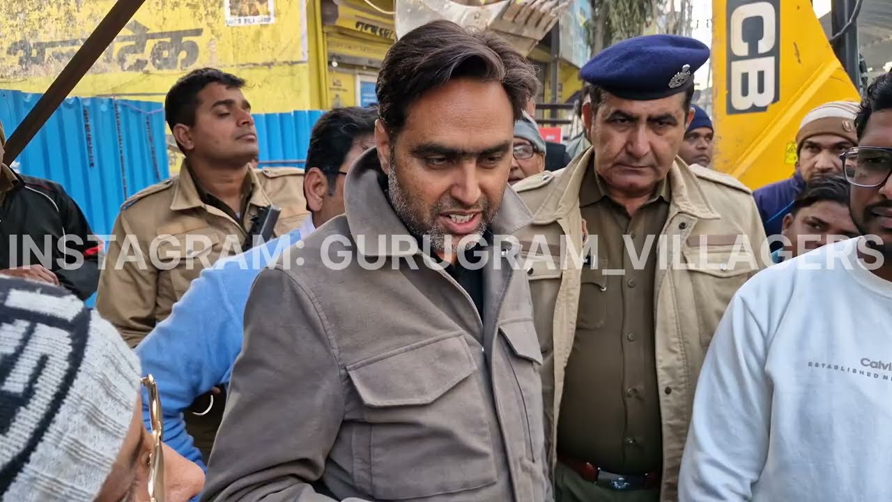 मेरी करवाई मे सोच समझ कर बोलो, आप क्या ले रहो हो टन्ड़ी?  पिछे हो जाओ ! DTP RS BATTH GURUGRAM 