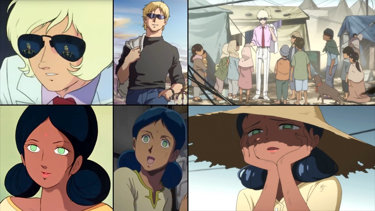 Char meets Lalah (Gundam 1979 Origin VS GQuuuuuuX Comparison)[ガンダム ジークアクス シャア・アズナブルとララァ・スンの出会い 比較]