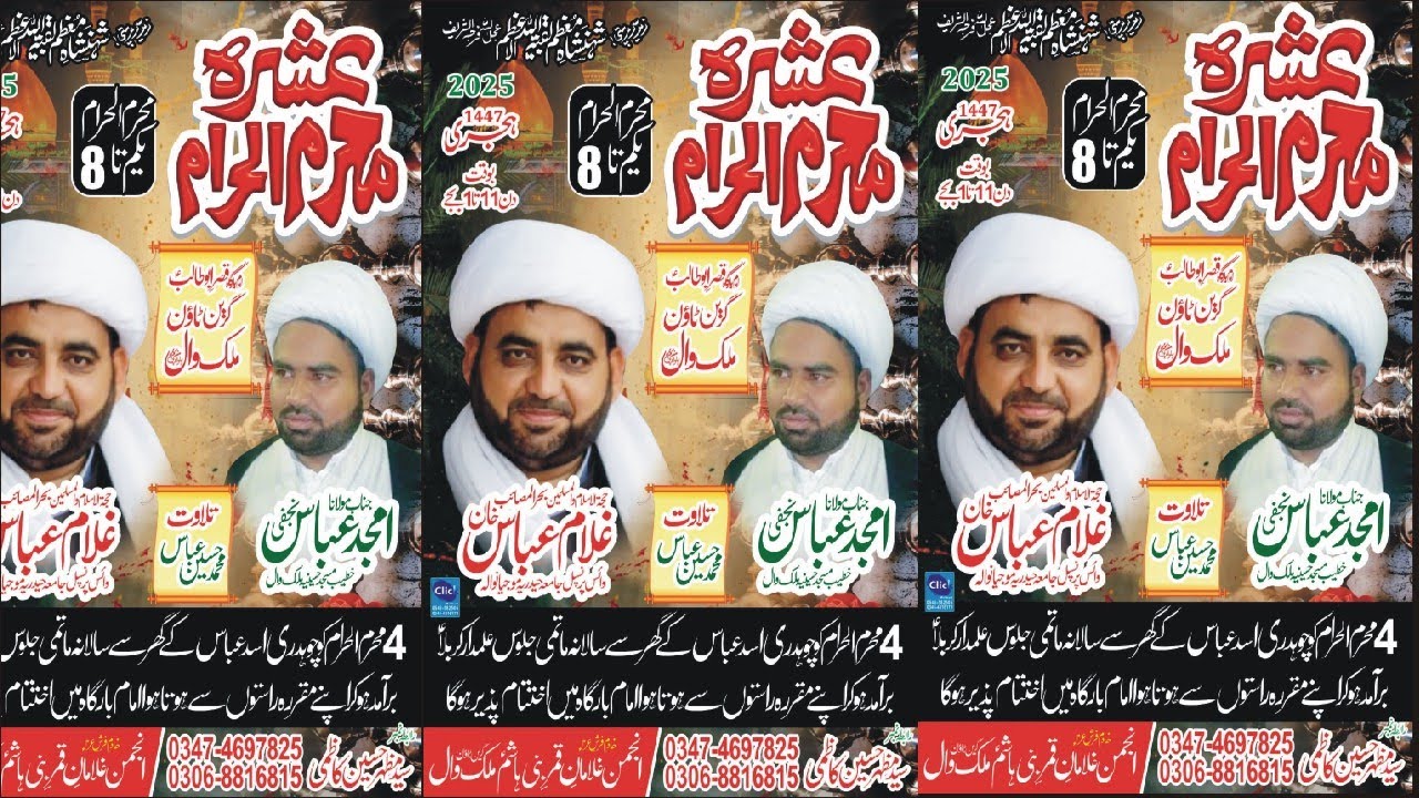 moharam Ashra 06 | Amam Bargah Green Town Malakwal|2025
