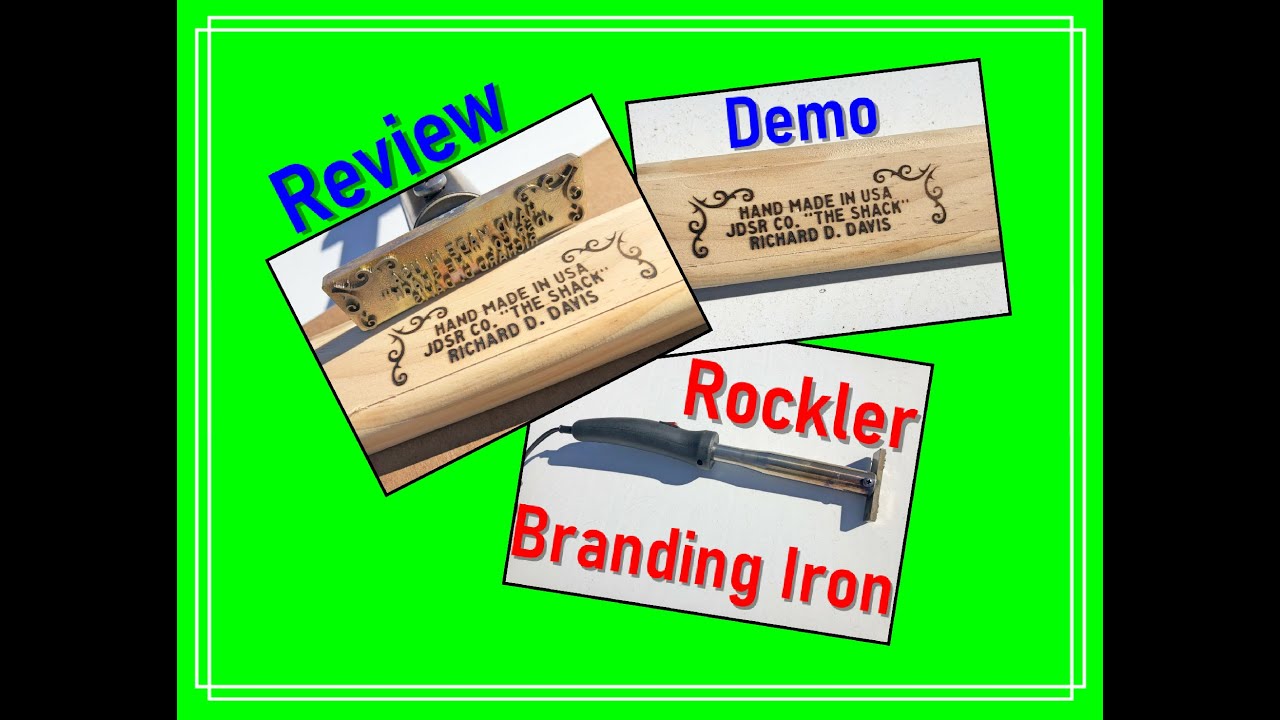 Rockler Branding Iron Review & Demo