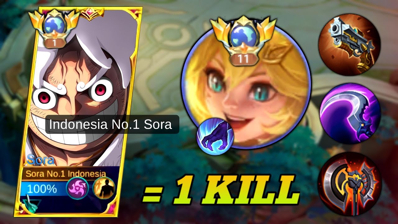 INTENSE MATCH! TOP 1 SORA VS JOY JUNGLE🔥 | SORA FULL PENETRATION BUILD & EMBLEM MLBB