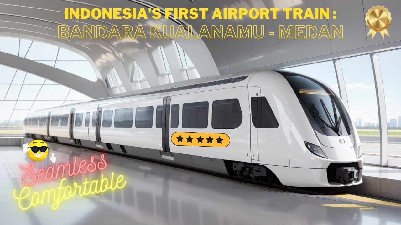 Riding Kualanamu Airport Train : Indonesia's First Airport Train