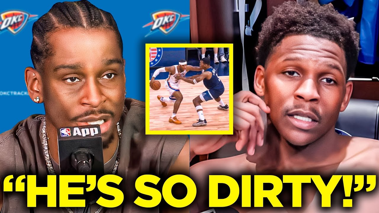 Anthony Edwards PLAYS DIRTY & CRIES As Shai Gilgeous-Alexander HUMILIATES Him on LIVE TV!