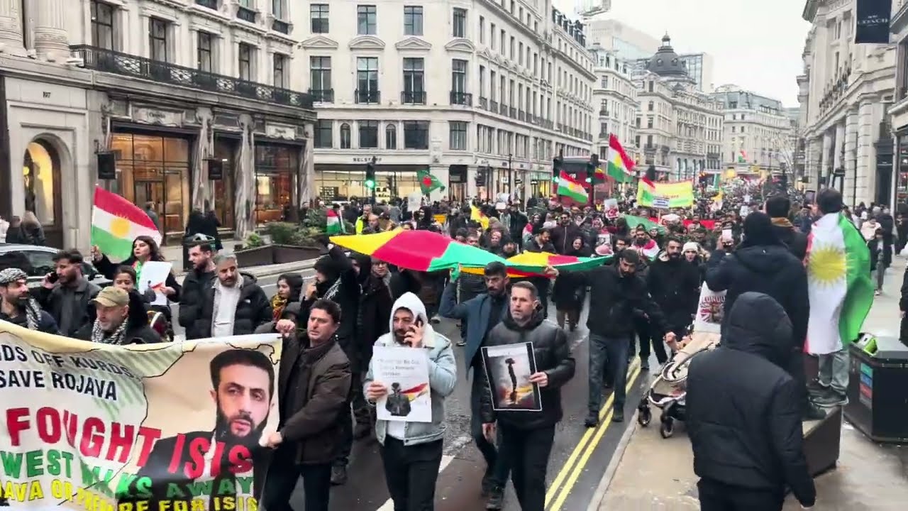 25/01/2026 • London • Demonstration for Rojava • Kurds • Video 1/2