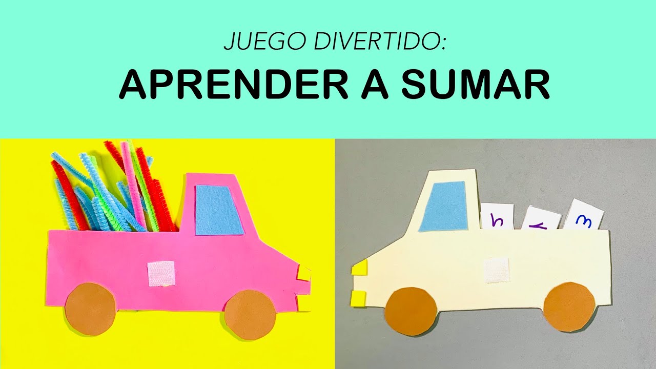 Juego divertido: Aprender a sumar (Material didáctico)
