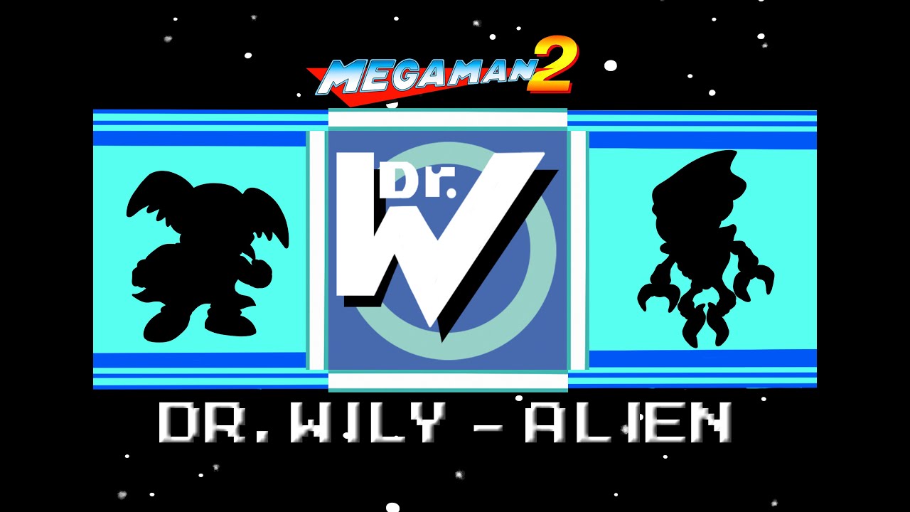 Dr. Wily Alien  Fanart MEGAMAN 2 Fortress 1 ( con animación)