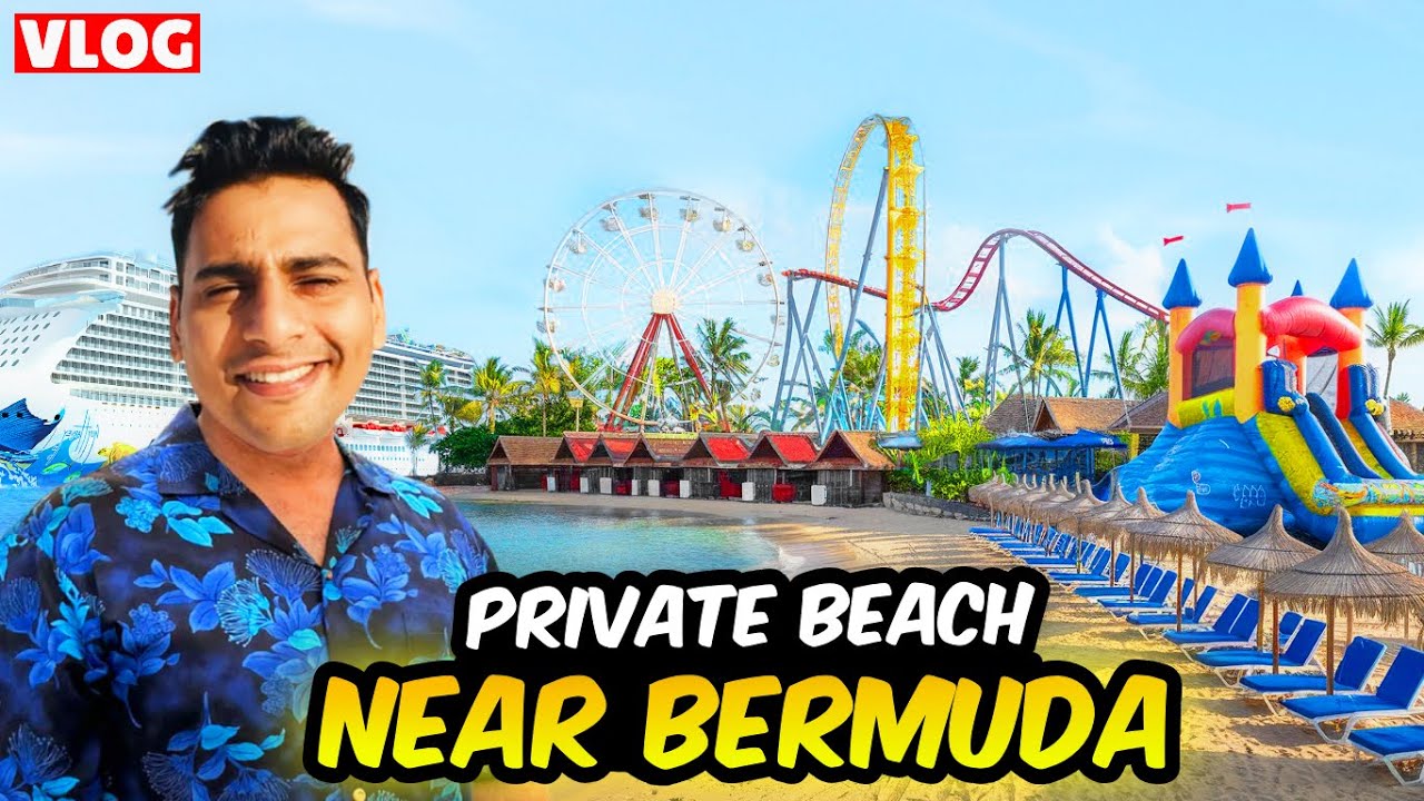 CRUISE SHIP PORT IN BERMUDA 🇧🇲 | SNORKEL PARK | Vlogging from @DJI ACTION 5 PRO
