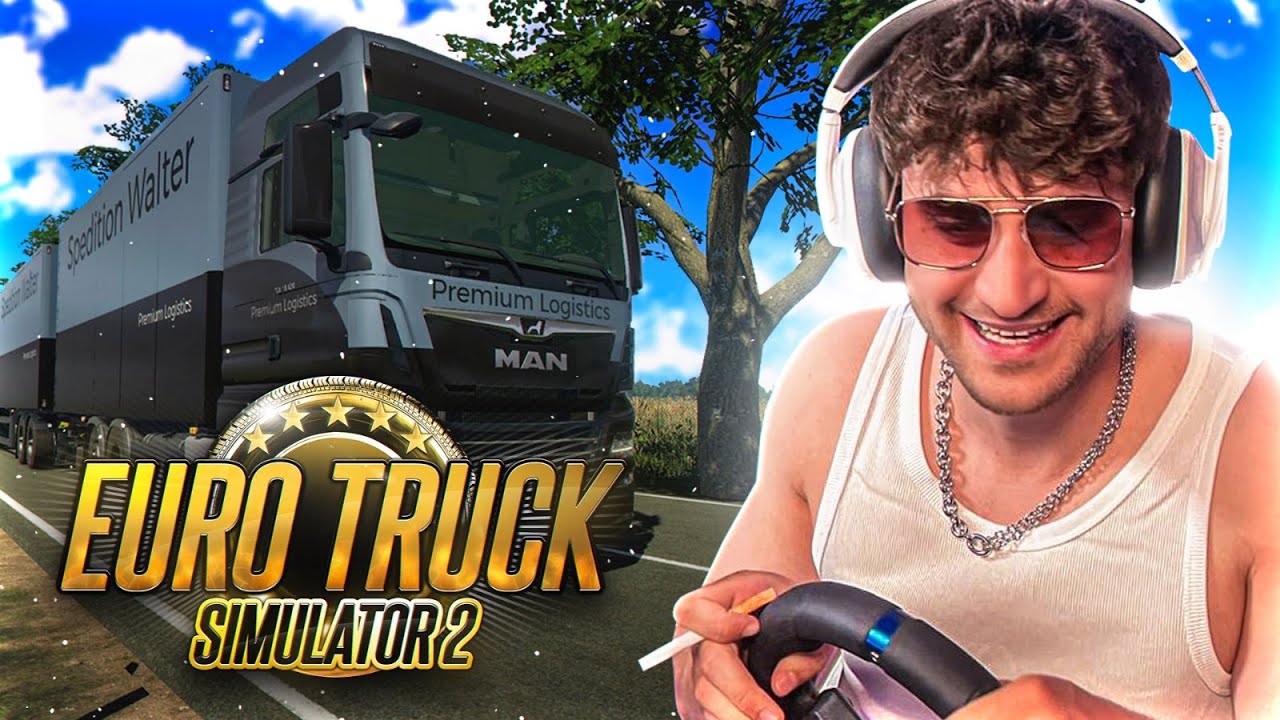 ICH SPIELE ZUM ERSTEN MAL EURO TRUCK SIMULATOR!🚚 