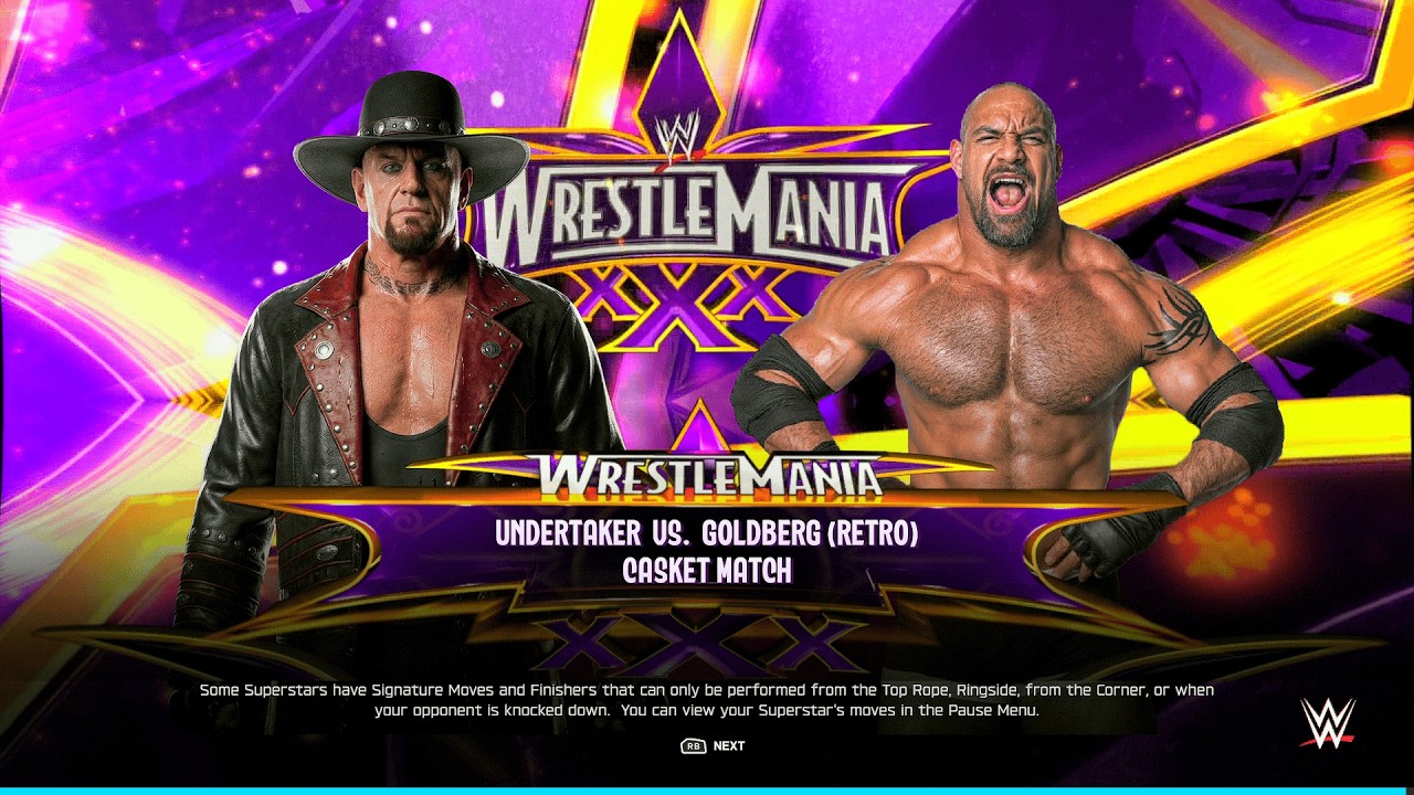 WWE 2K25 - Андертейкер против Голдберга | Разборка в гробу!