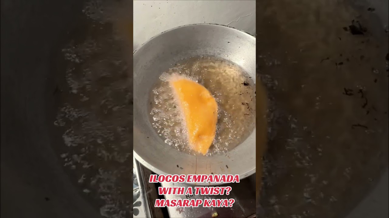 VIRAL ILOCOS EMPANADA WITH A TWIST? MASARAP KAYA? #food #ilocosempanada #cooking 