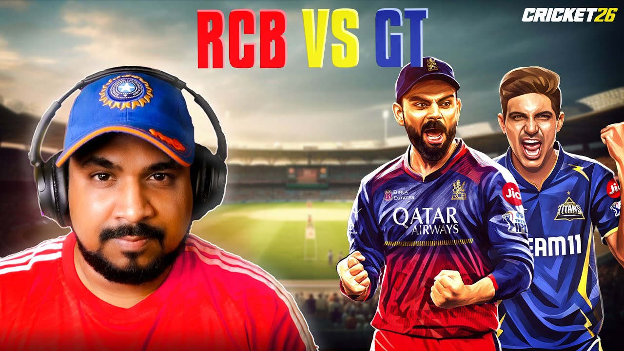 RCBV vs GT IPL 2026 Live 🔥