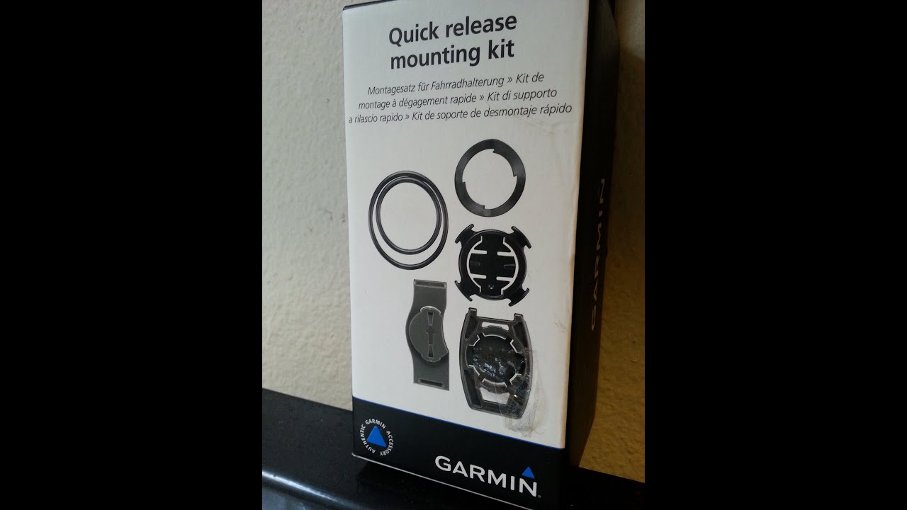 How To Install Garmin Quick Release Mount Forerunner 310XT