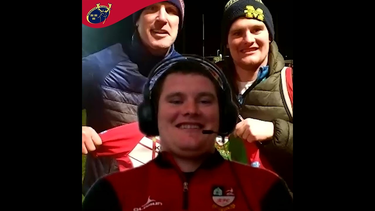 Munster Rugby & Cope Foundation | Joe McCarthy Hayes & Shane Daly