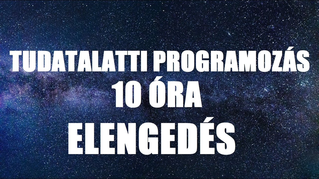 TUDATALATTI PROGRAMOZ&Aacute;S ALV&Aacute;SHOZ  l  Elenged&eacute;s, Limit&aacute;l&oacute; hit elenged&eacute;s
