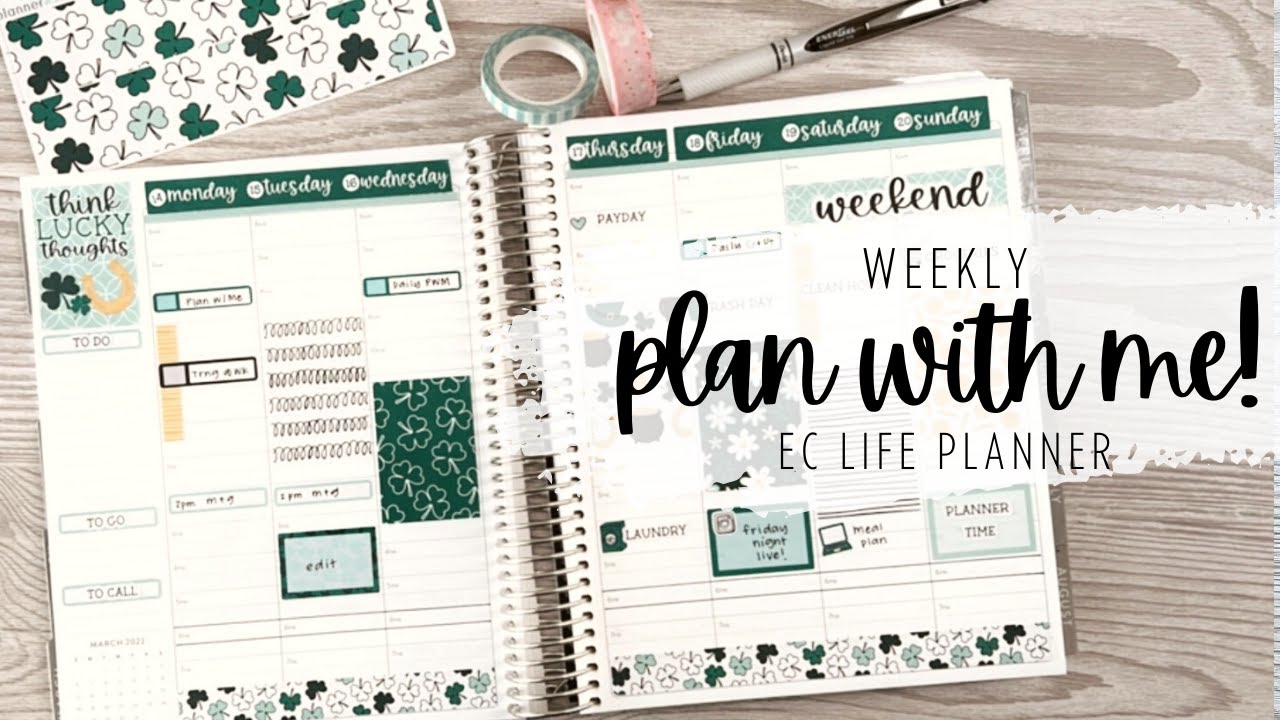 PLAN WITH ME! | March 14 - 20 | EC Life Planner
