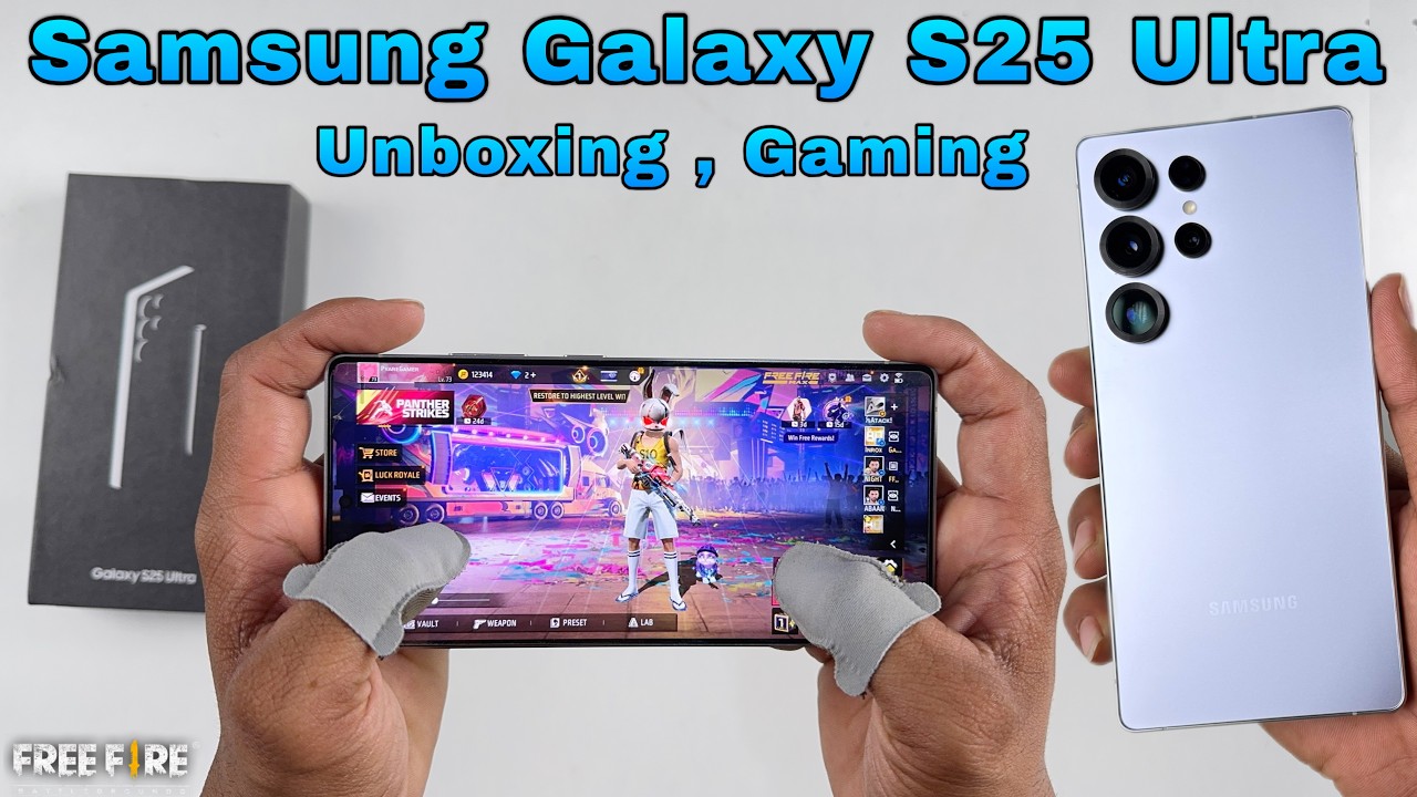 Samsung Galaxy S25 Ultra unboxing and gaming and all features test, Snapdragon 8Elite for Galaxy CPU
