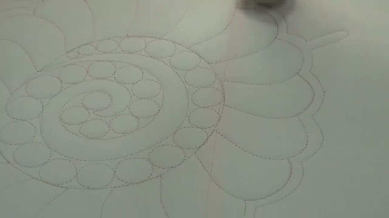Fossilized Longarm Quilting