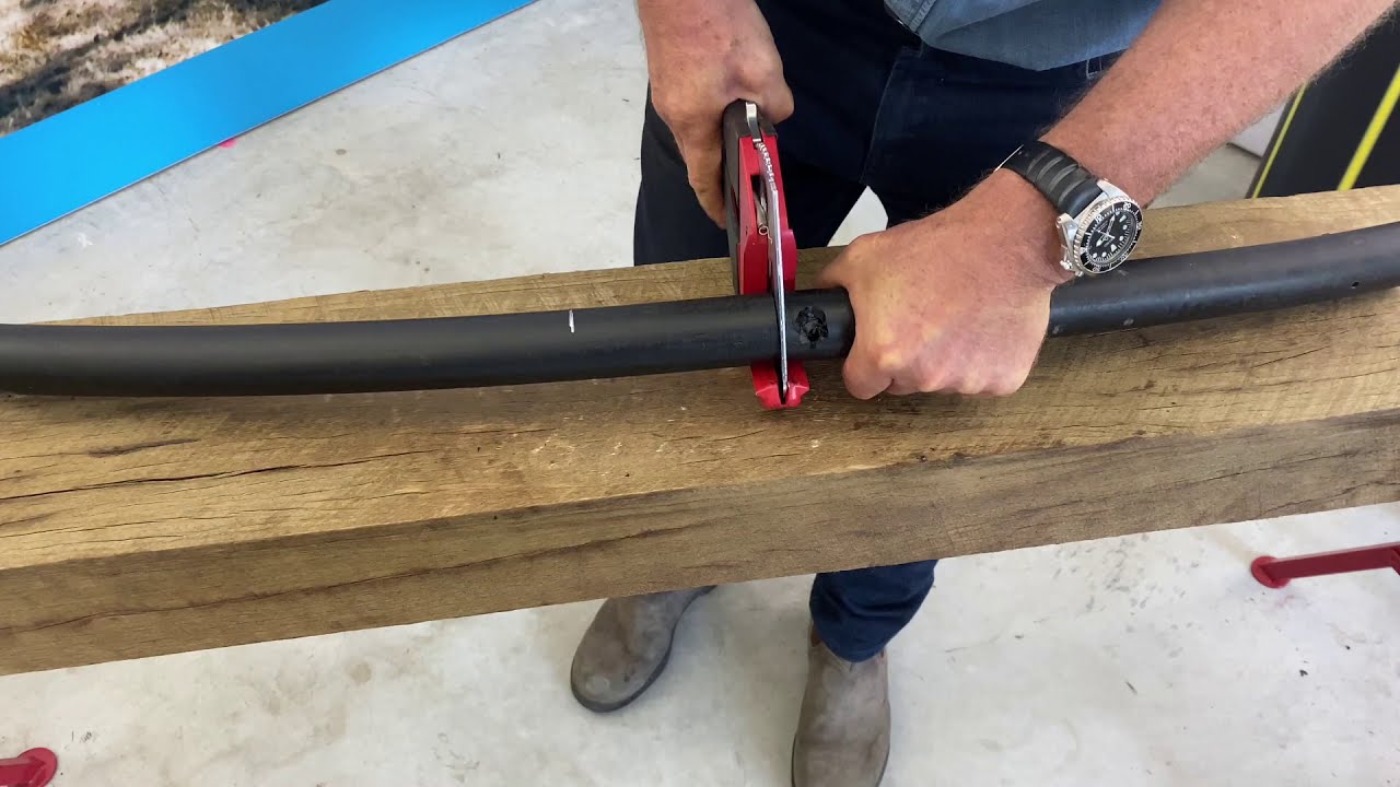 HOW TO FIX BROKEN POLY PIPE WITH PLASSON SLIP REPAIR FITTINGS