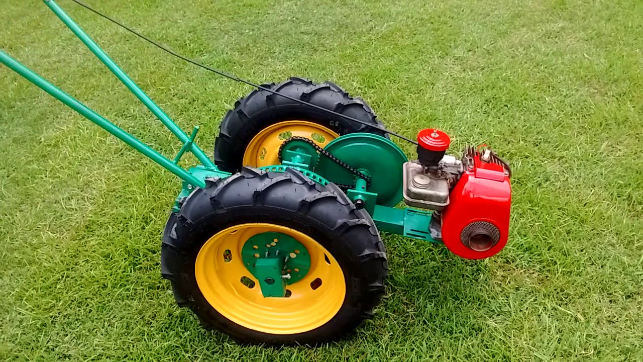 1953 Cunningham Walk Behind Tractor with 1953 B&S model 6s motor