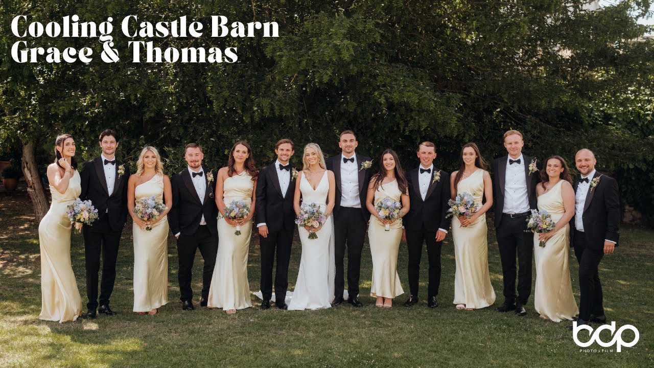 Grace & Thomas - A Fairy Tale Forever at Cooling Castle Barn