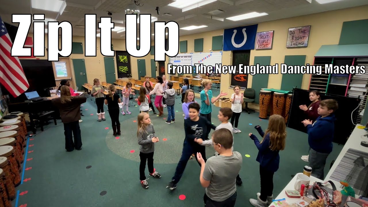 “Zip It Up” folk dance from The New England Dancing Masters