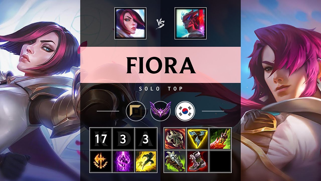 Fiora Top vs Yone: Godlike - KR Master Patch 14.21