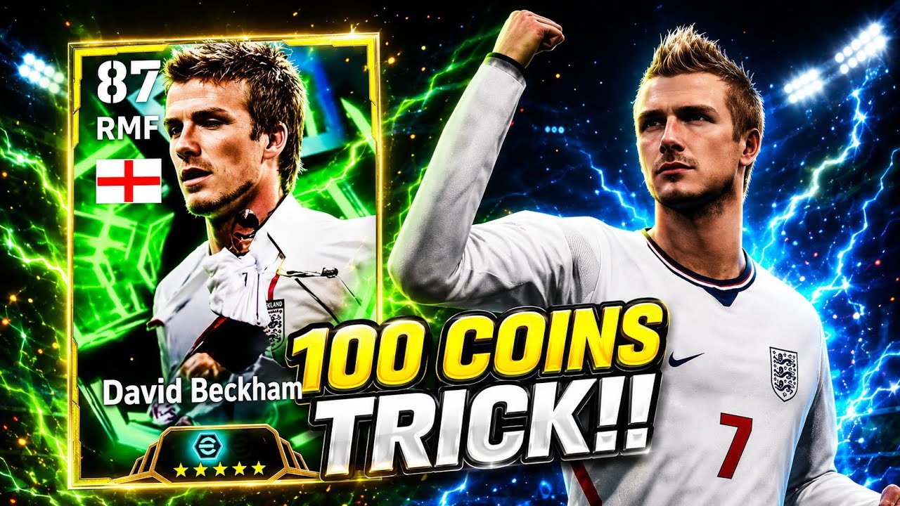 Secret Trick To Unlock Epic David Beckham in eFootball 2026 Mobile!