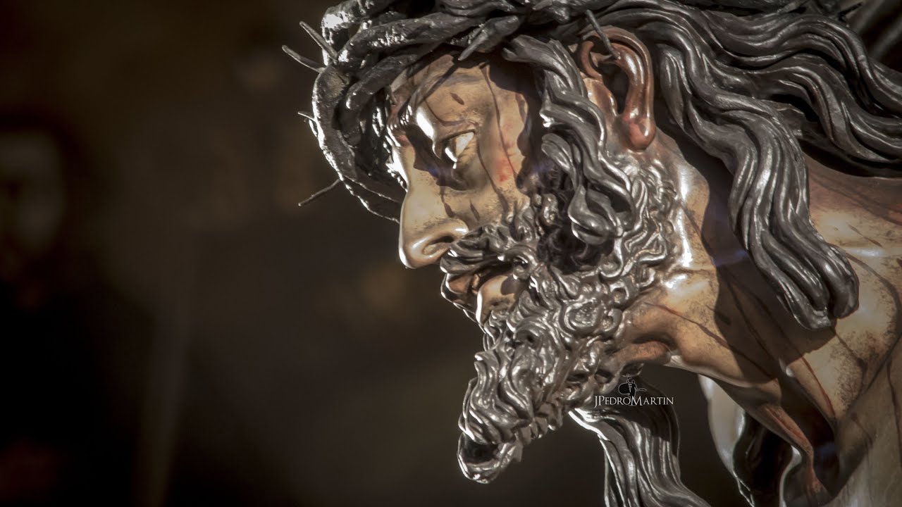 IMPRESIONANTE llegada del CRISTO DE LA AGONÍA a su Templo