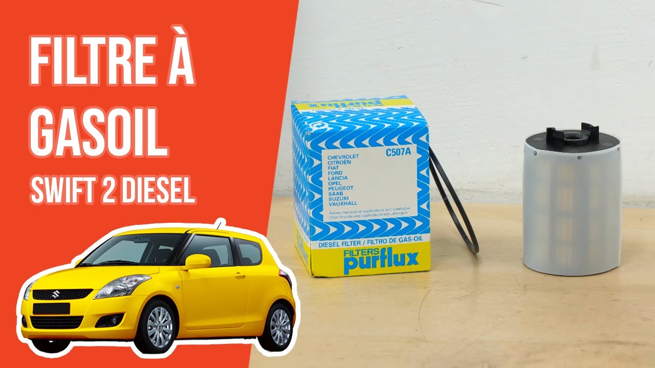 Changer le Filtre à Gasoil Swift 2 1.3 DDiS ⛽