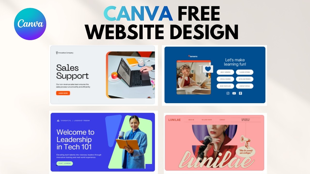 How to Design a Free Website with Canva (Step‑by‑Step Tutorial)