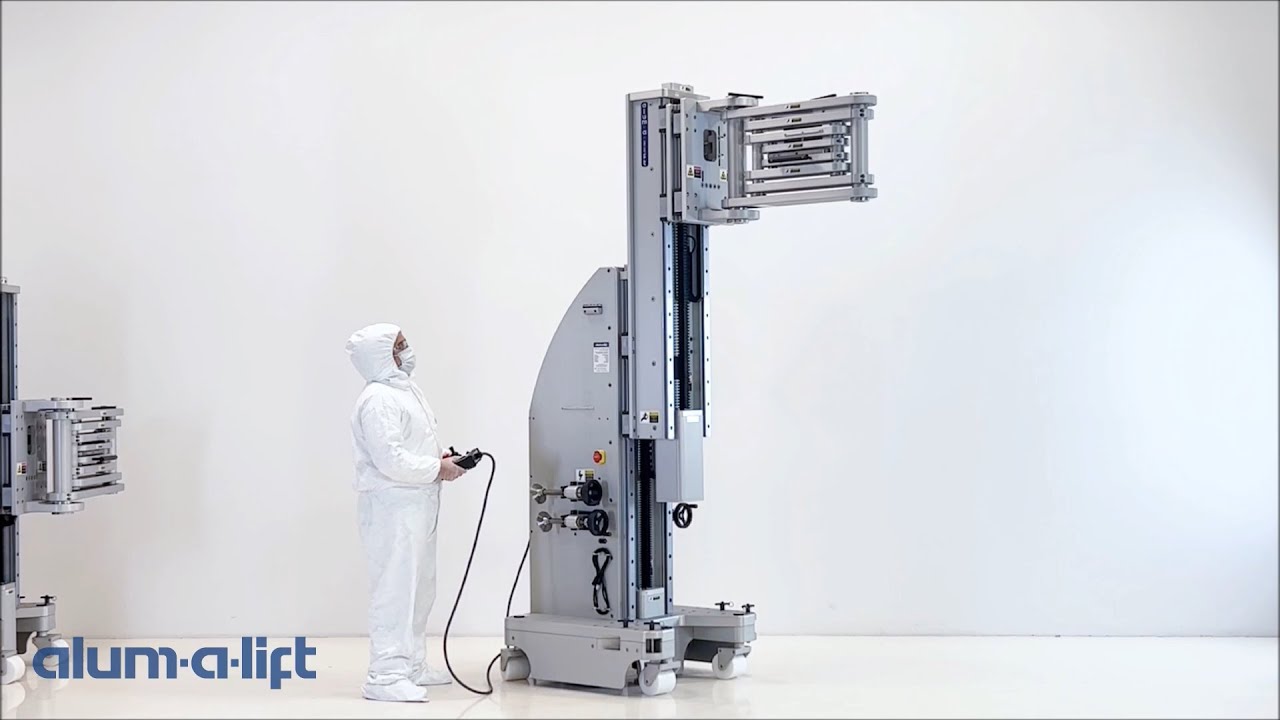 Reinraum Lifter mit Teleskopmast