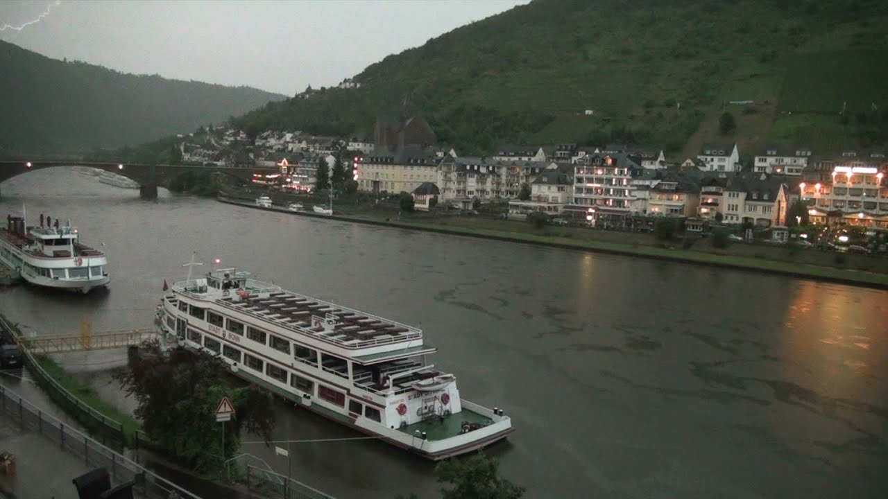 Sights and sounds of a summertime German storm
