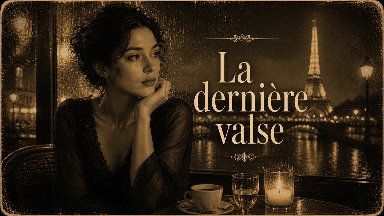 La derni&egrave;re valse &mdash; Emotional French Song | Paris Night Ambience