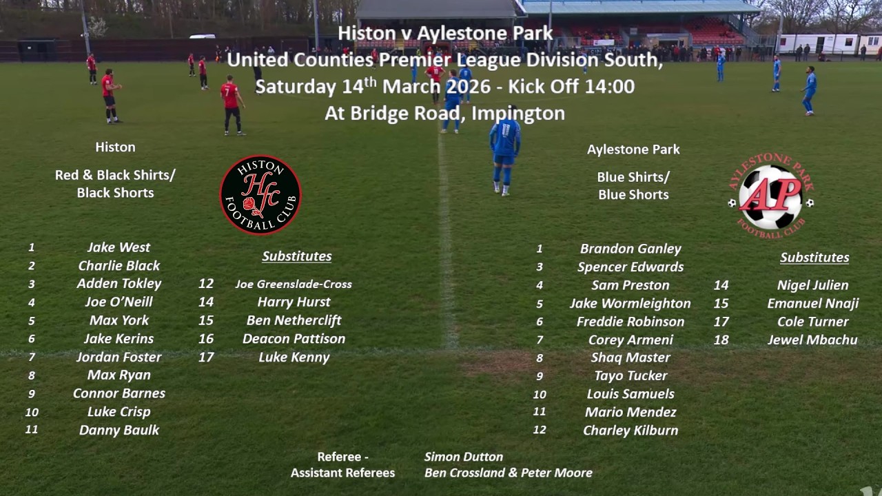 Histon v Aylestone Park - UCL (14032026)