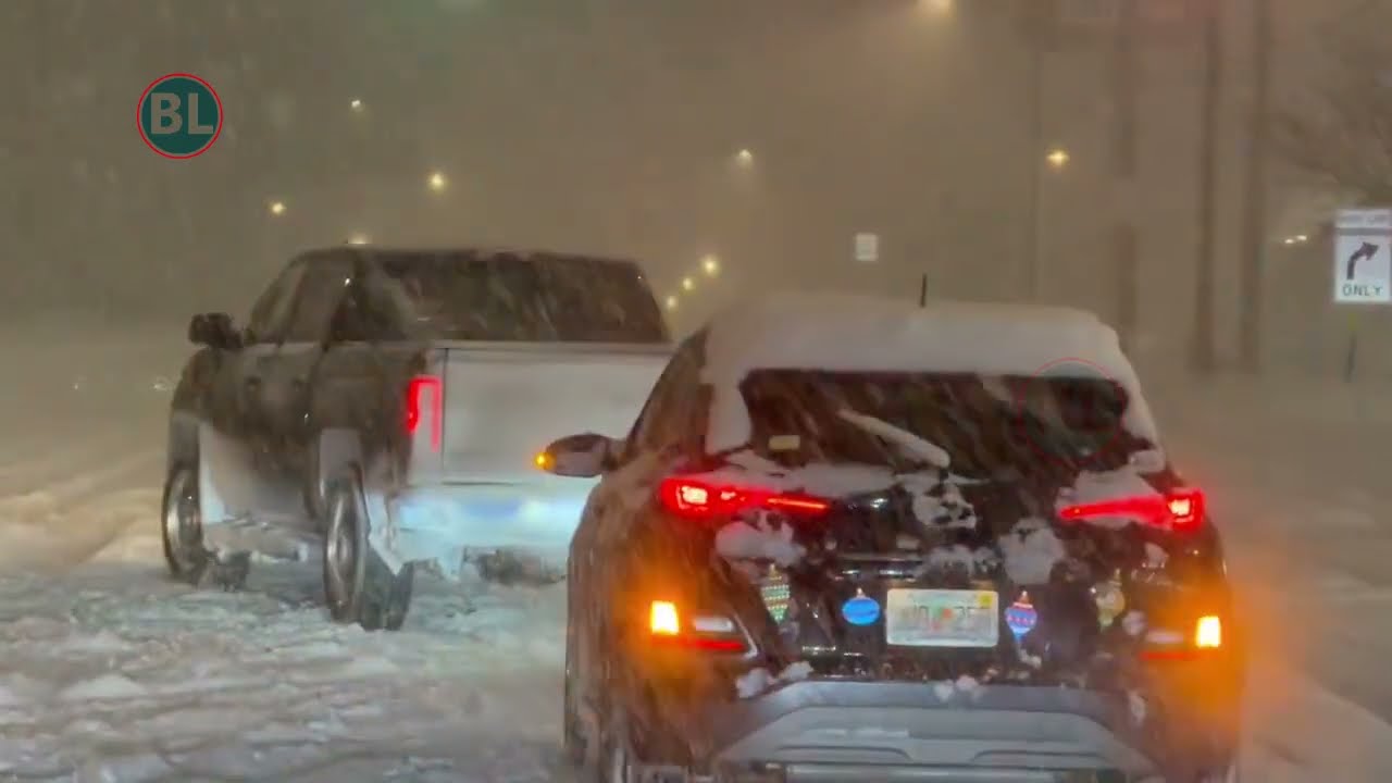 unbelievable Lake-effect snow creating dangerous conditions.