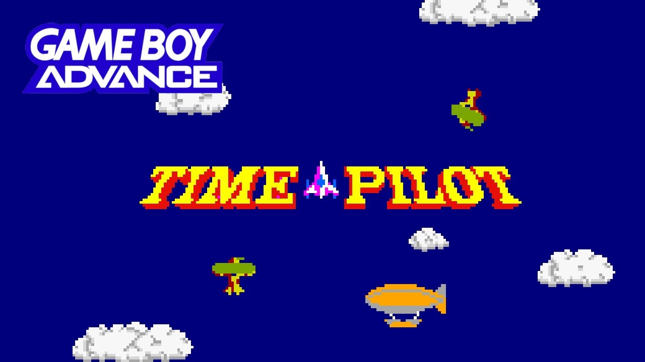 Konami Collector’s Series: Arcade Advanced – Time Pilot タイムパイロット | GBA Gameplay